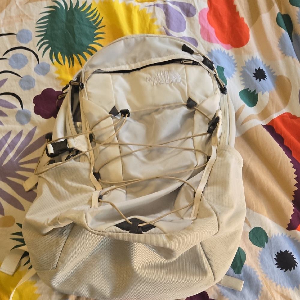 The North Face Cream Backpack BOREALIS